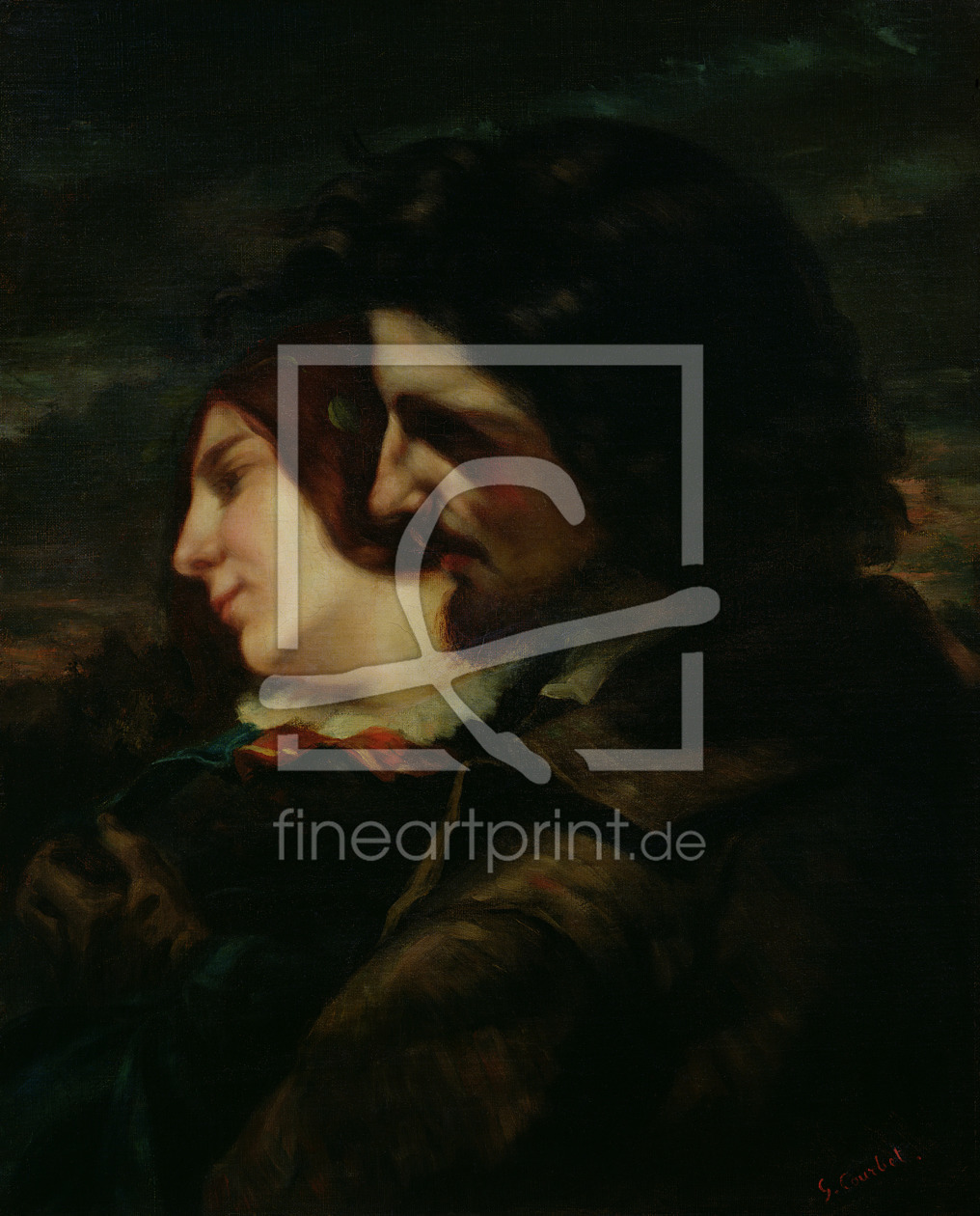 Bild-Nr.: 31000291 The Lovers in the Countryside, after 1844 erstellt von Courbet, Gustave