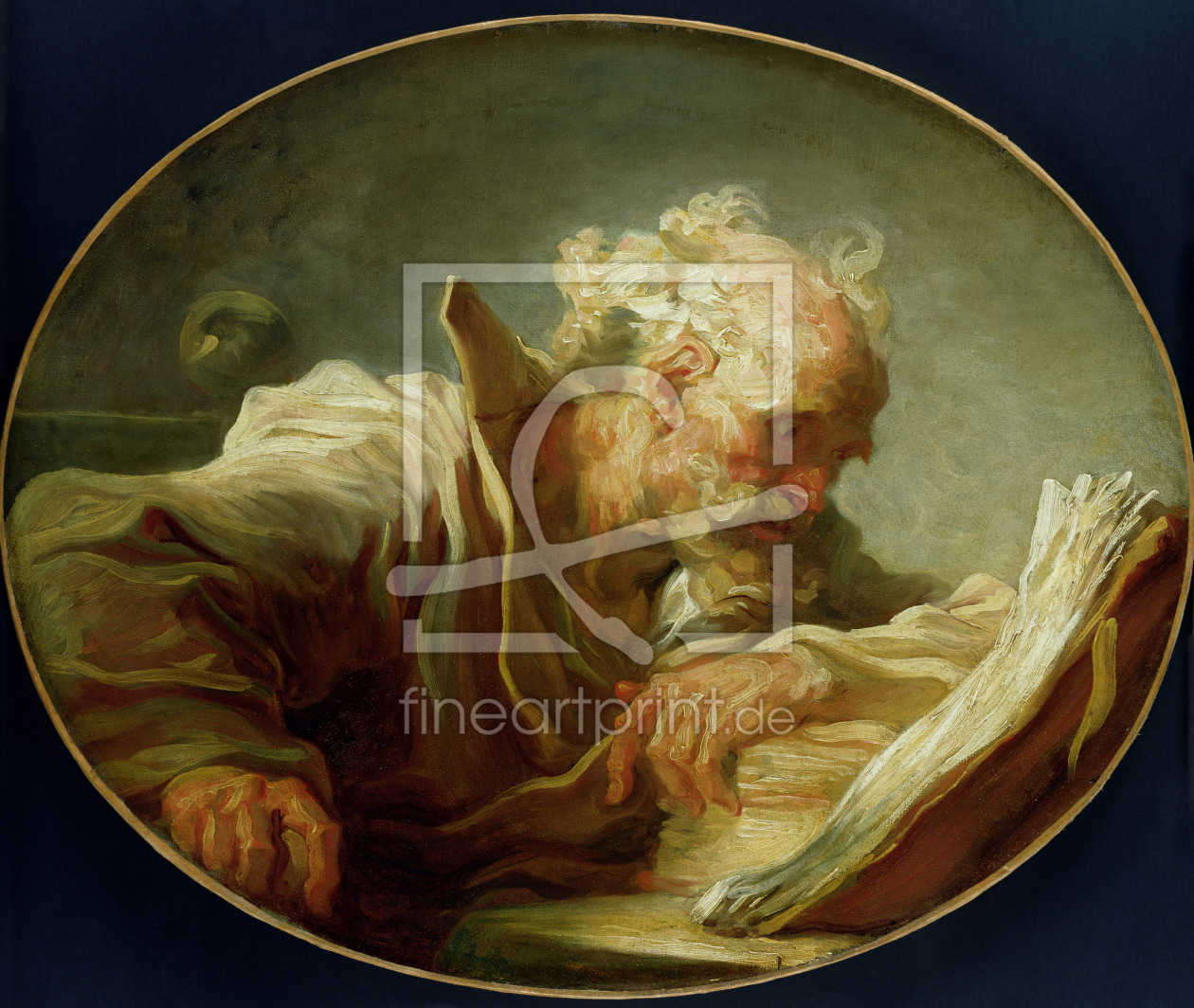 Bild-Nr.: 31000406 A Philosopher, c.1764 erstellt von Fragonard, Jean-Honoré