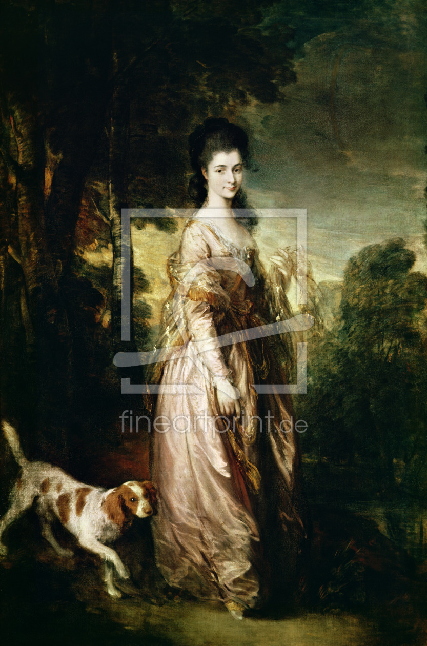 Bild-Nr.: 31000447 Portrait of Mrs. Lowndes-Stone c.1775 erstellt von Gainsborough, Thomas