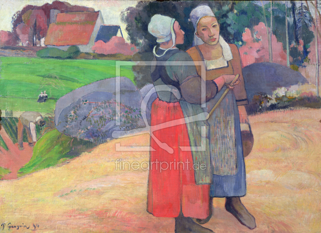 Bild-Nr.: 31000464 Breton Peasants, 1894 erstellt von Gauguin, Paul