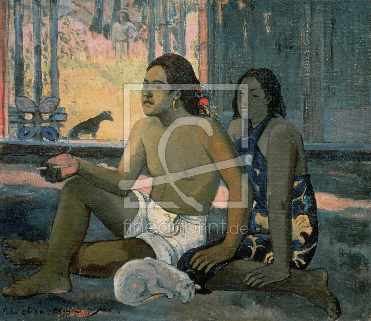 Bild-Nr.: 31000468 Eiaha Ohipa or Tahitians in a Room, 1896 erstellt von Gauguin, Paul