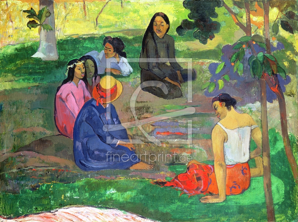 Bild-Nr.: 31000487 Les Parau Parau , or Conversation, 1891 erstellt von Gauguin, Paul