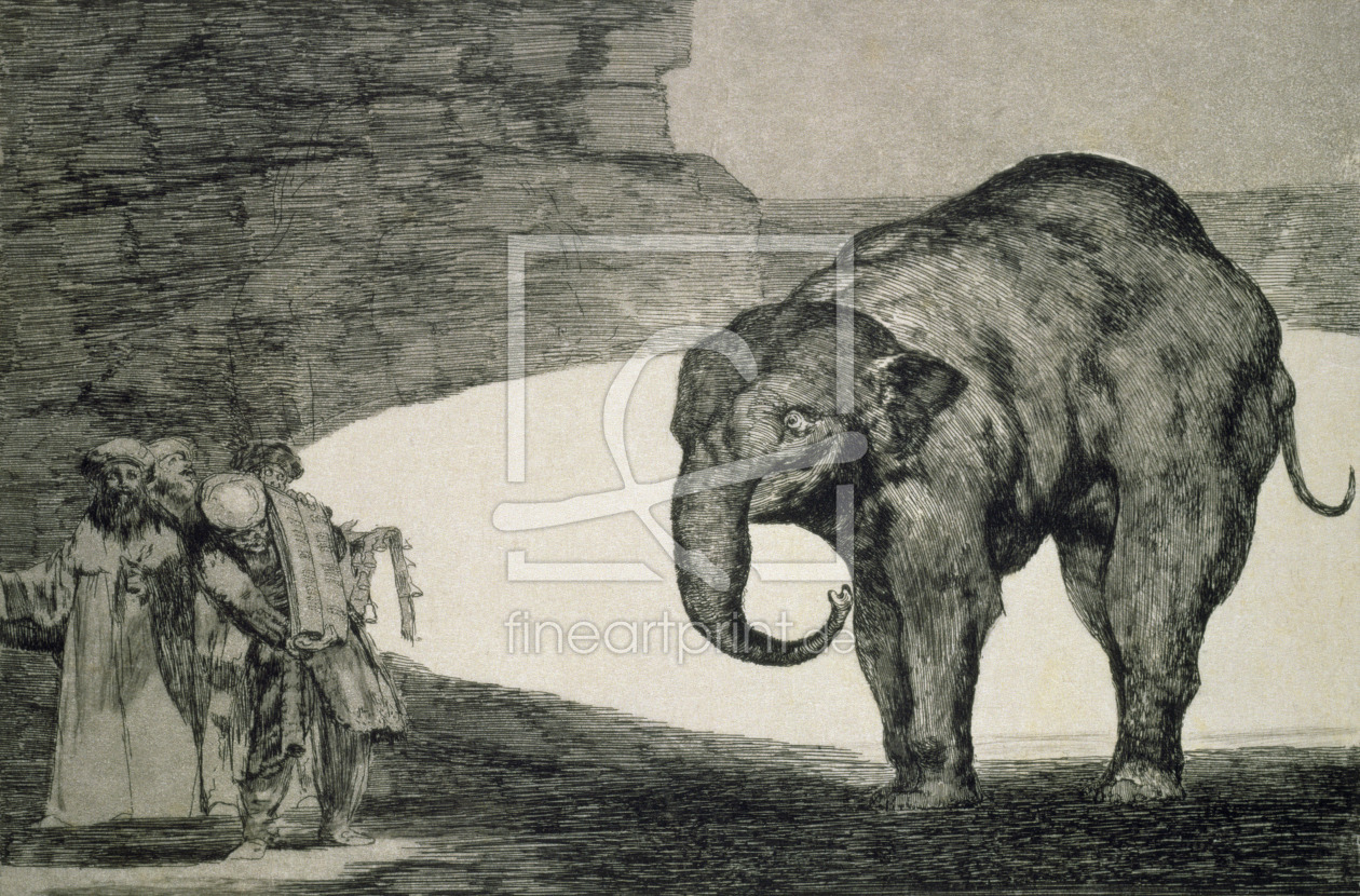 Bild-Nr.: 31000520 Folly of Beasts, from the Follies series, or Other Laws for the People, c.1815-2 erstellt von Goya, Francisco de