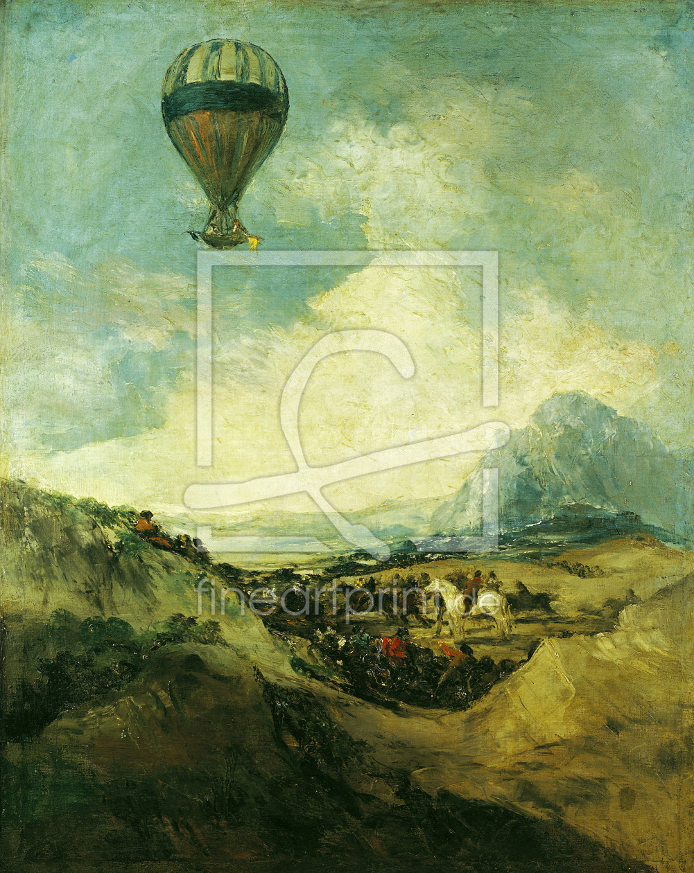 Bild-Nr.: 31000549 The Balloon or, The Ascent of the Montgolfier erstellt von Goya, Francisco de