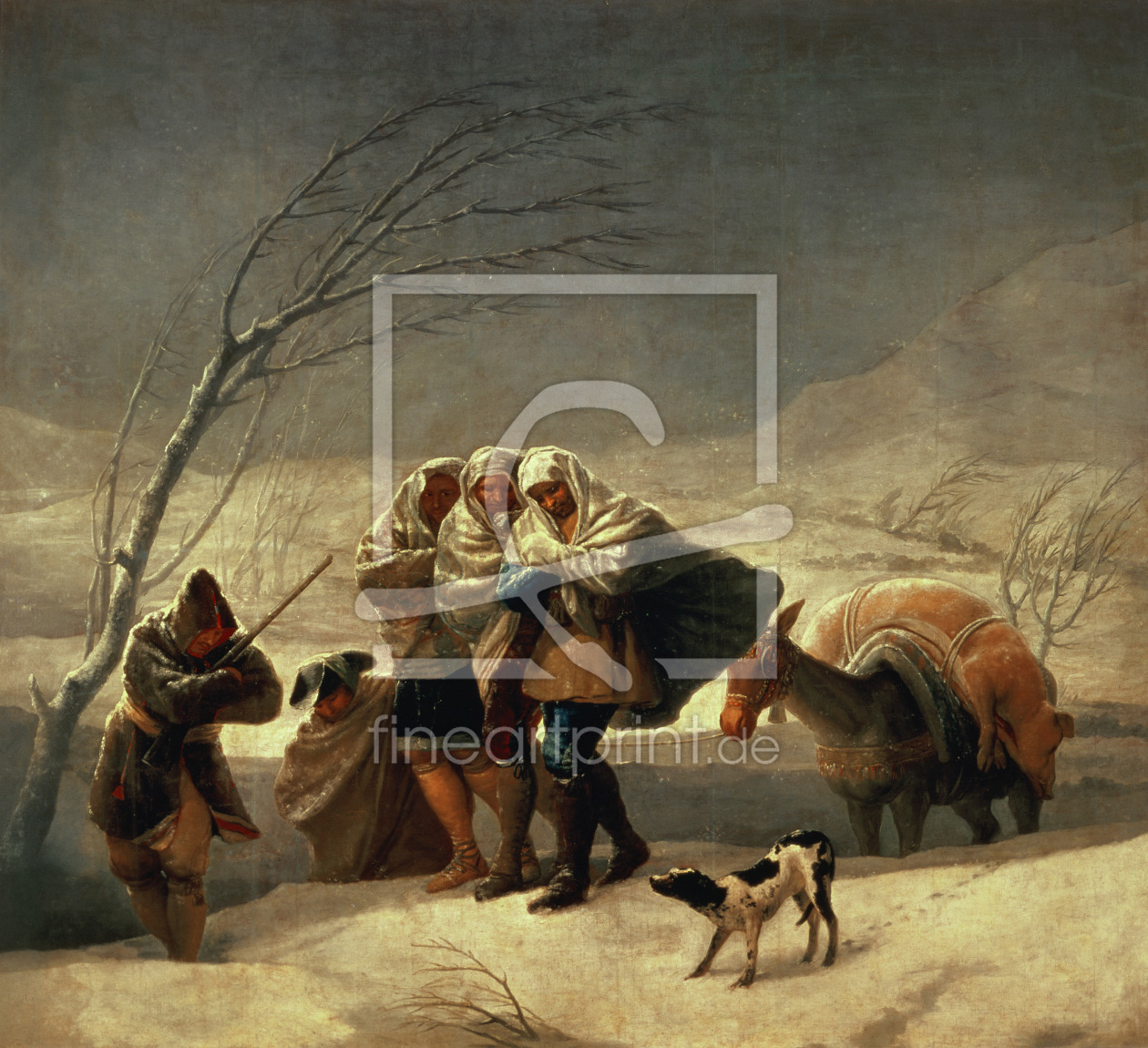 Bild-Nr.: 31000567 The Snowstorm, 1786-87 erstellt von Goya, Francisco de