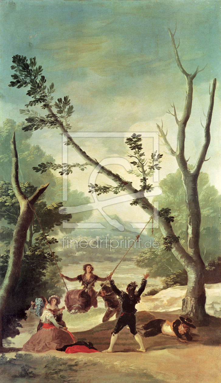 Bild-Nr.: 31000568 The Swing, 1787 erstellt von Goya, Francisco de