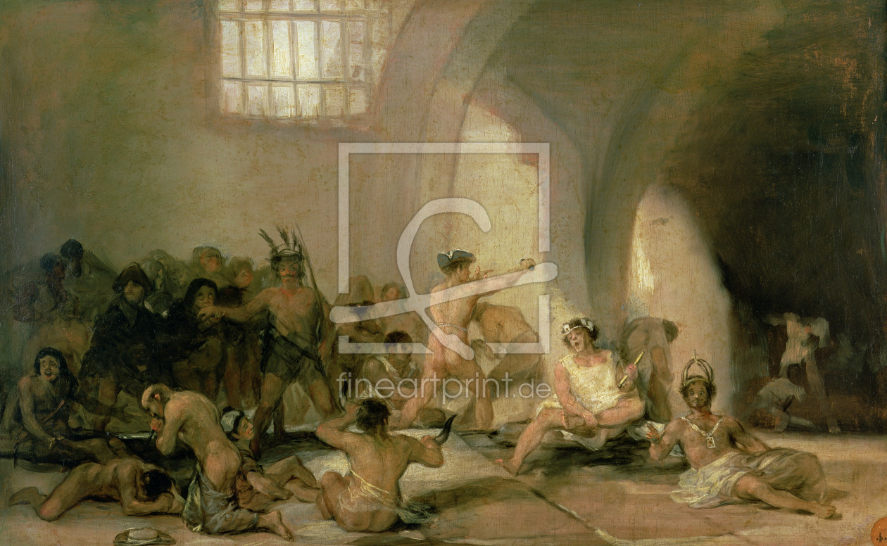 Bild-Nr.: 31000571 The Madhouse, 1812-15 erstellt von Goya, Francisco de