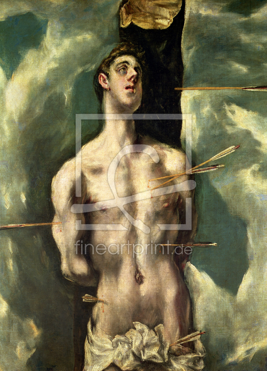 Bild-Nr.: 31000587 St. Sebastian, c.1600-25 erstellt von Greco, El (Domenikos Theotokopoulos)