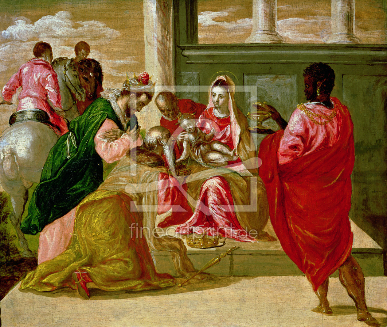 Bild-Nr.: 31000588 The Adoration of the Magi, 1567-70 erstellt von Greco, El (Domenikos Theotokopoulos)
