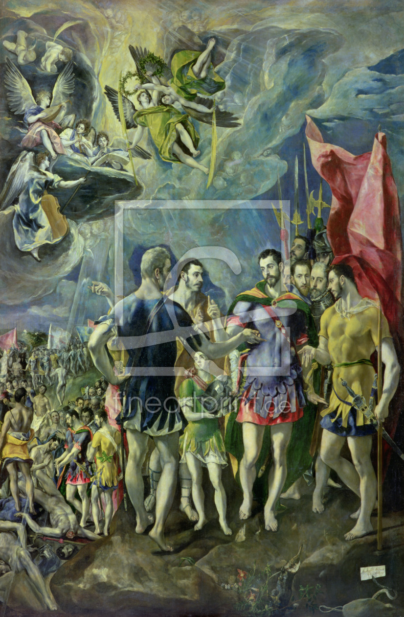 Bild-Nr.: 31000596 The Martyrdom of St. Maurice, 1580-83 erstellt von Greco, El (Domenikos Theotokopoulos)