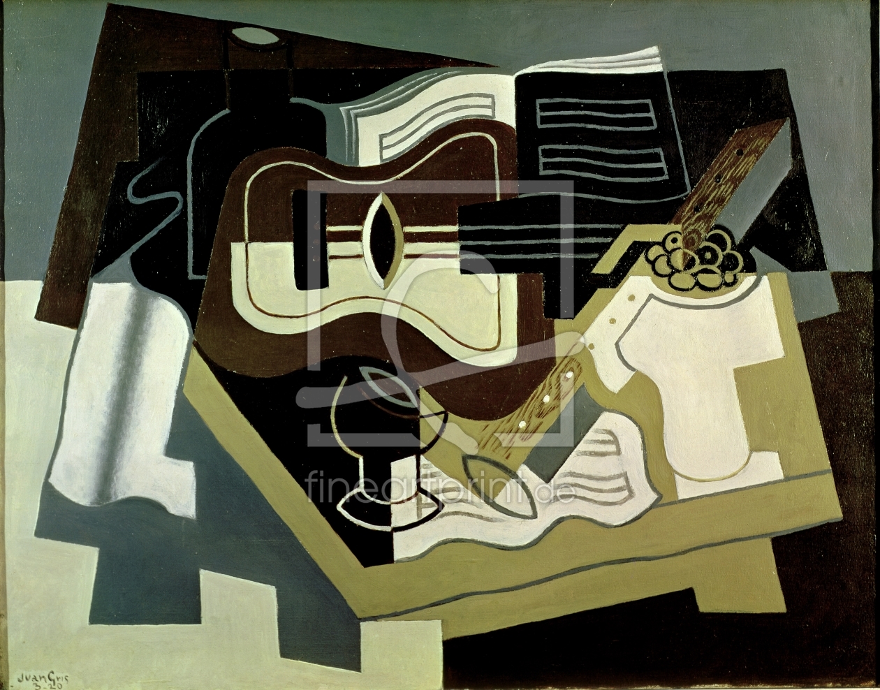 Bild-Nr.: 31000600 Guitar and Clarinet, 1920 erstellt von Gris, Juan
