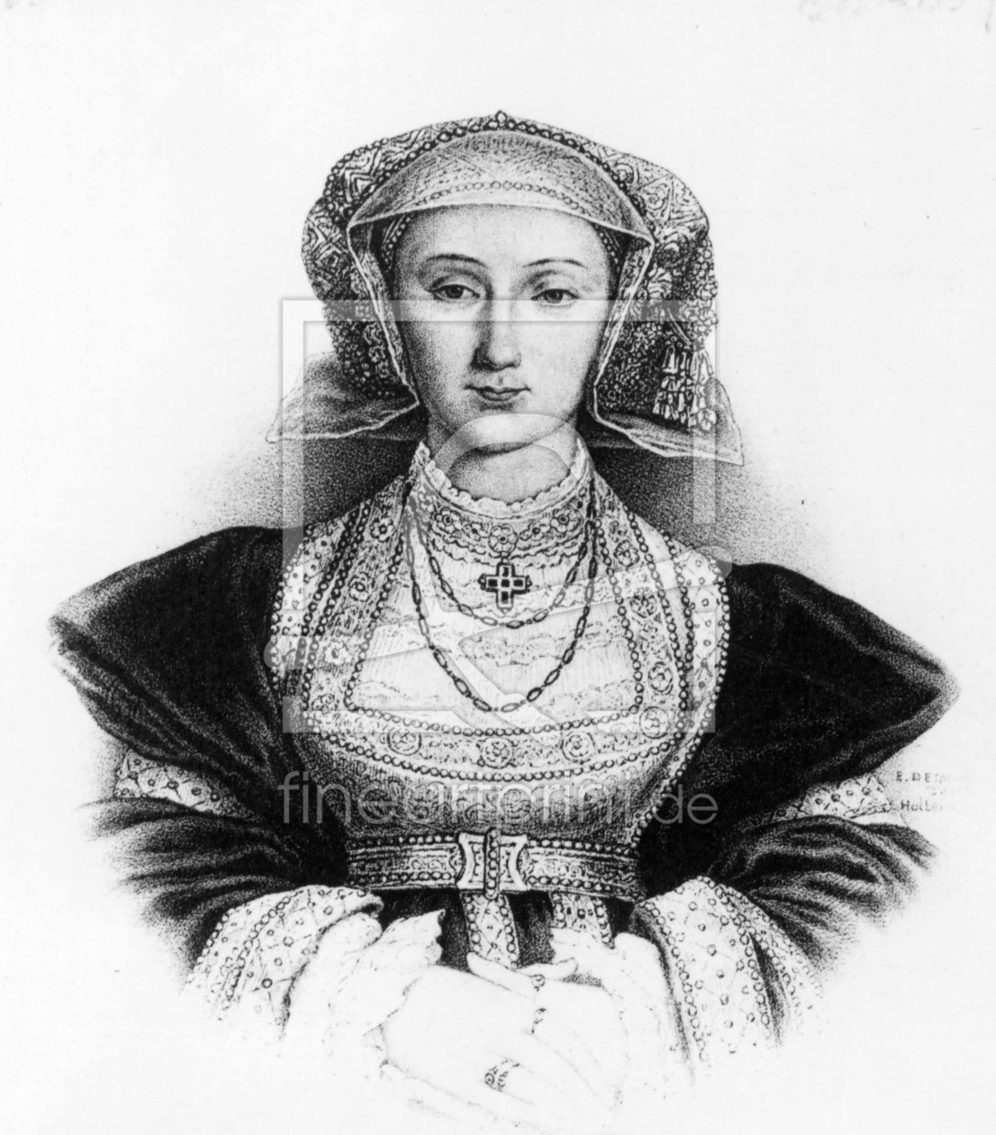 Bild-Nr.: 31000633 Anne of Cleves erstellt von Hans Holbein der JÃ¼ngere