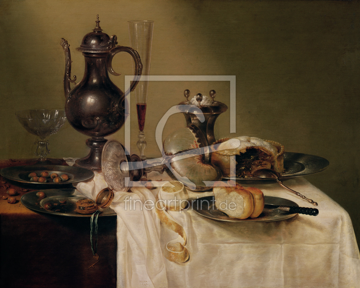 Bild-Nr.: 31000640 Still Life, 1642 erstellt von Heda, Willem Claesz