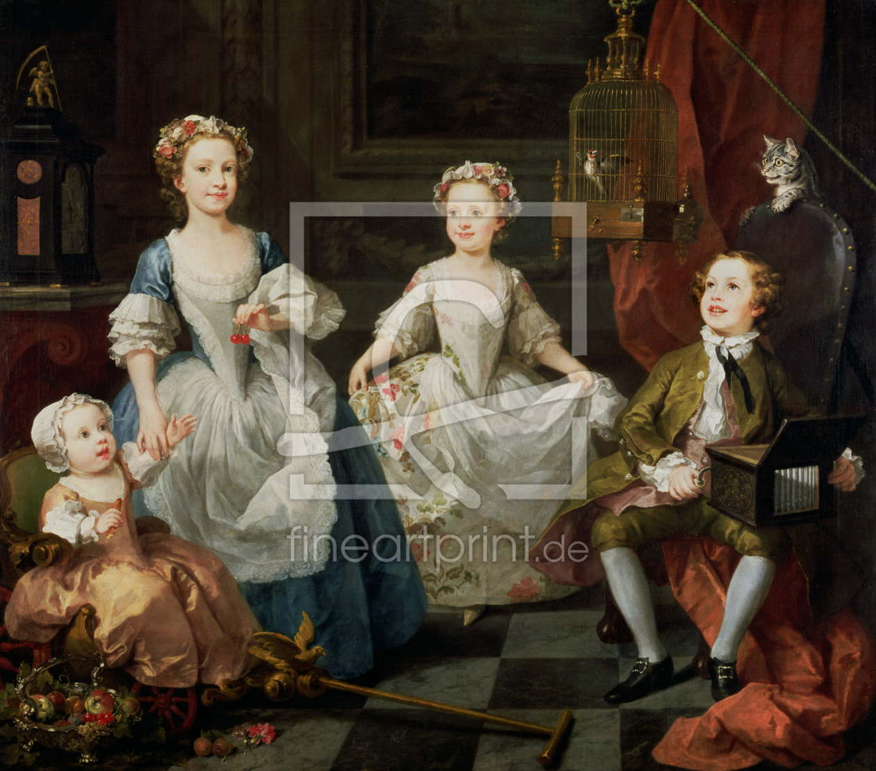 Bild-Nr.: 31000652 The Graham Children, 1742 erstellt von Hogarth, William
