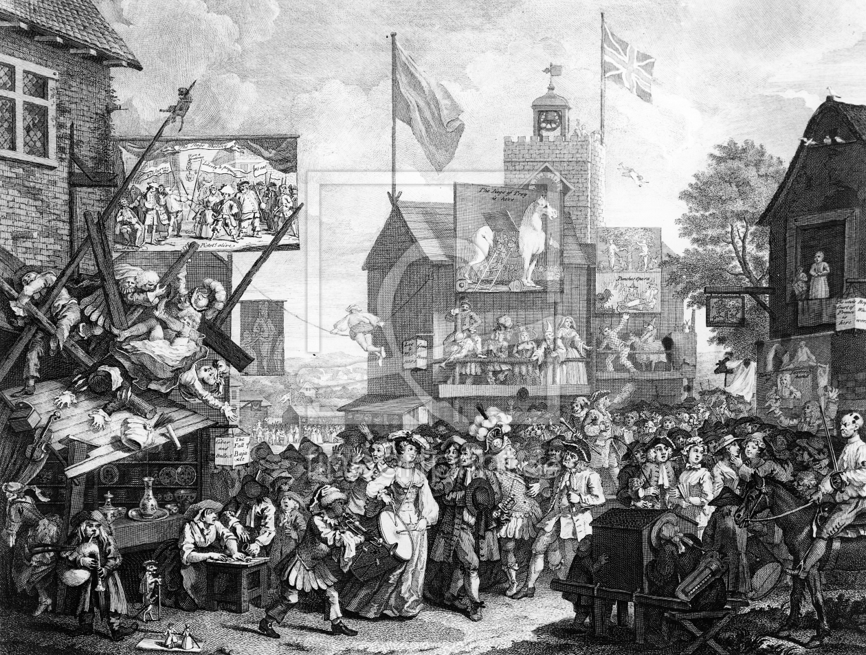 Bild-Nr.: 31000668 Southwark Fair, 1733 erstellt von Hogarth, William