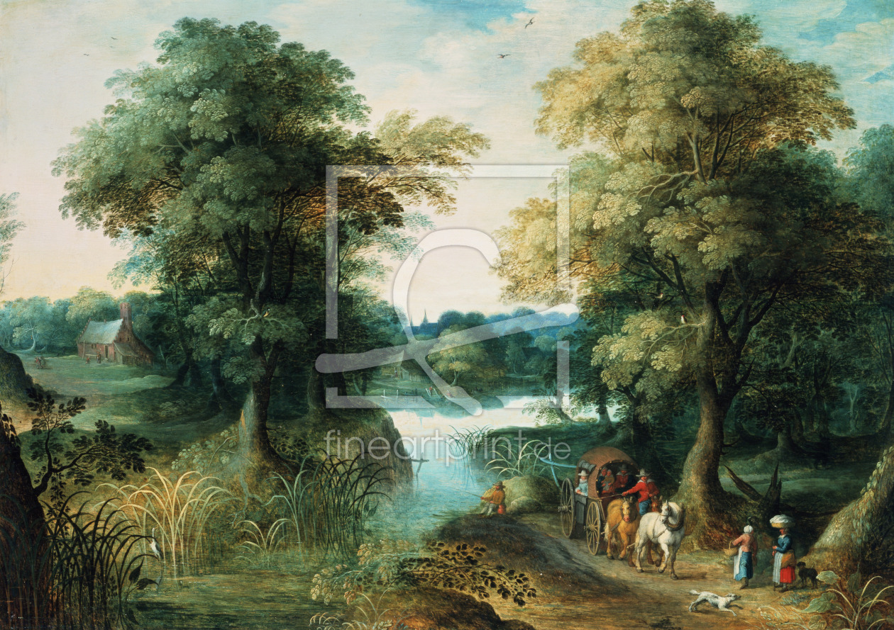 Bild-Nr.: 31000698 River Landscape erstellt von Jan Brueghel der Ältere
