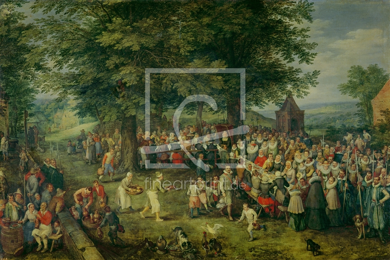 Bild-Nr.: 31000702 The Wedding Banquet erstellt von Jan Brueghel der Ã„ltere