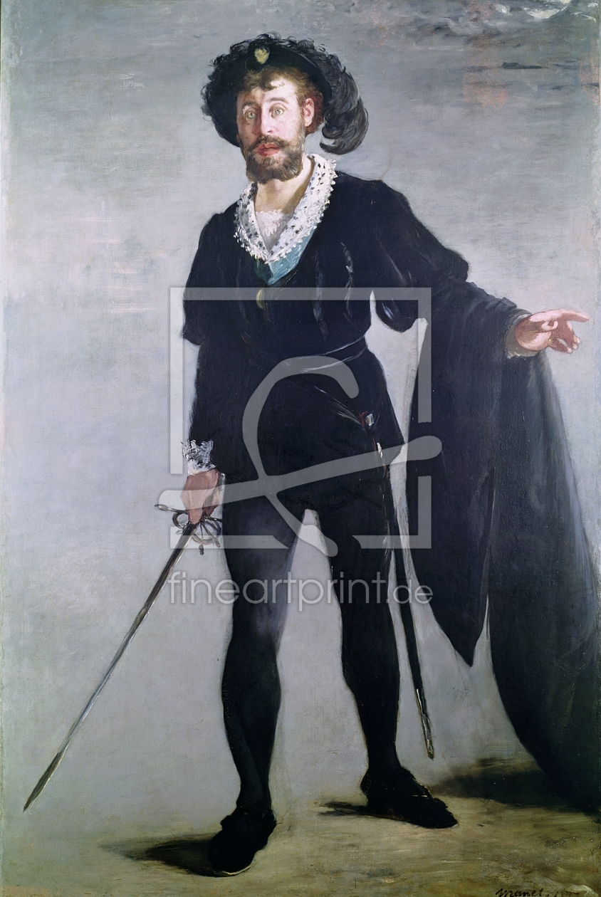 Bild-Nr.: 31000768 Jean Baptiste Faure as Hamlet, 1877 erstellt von Manet, Edouard