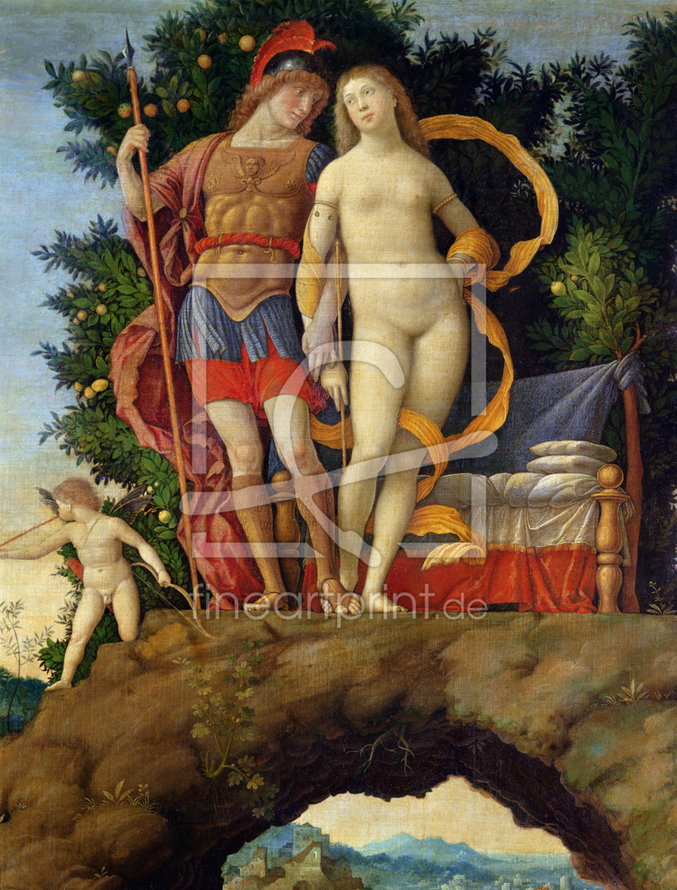 Bild-Nr.: 31000790 The Parnassus, detail of Venus and Mars erstellt von Mantegna, Andrea