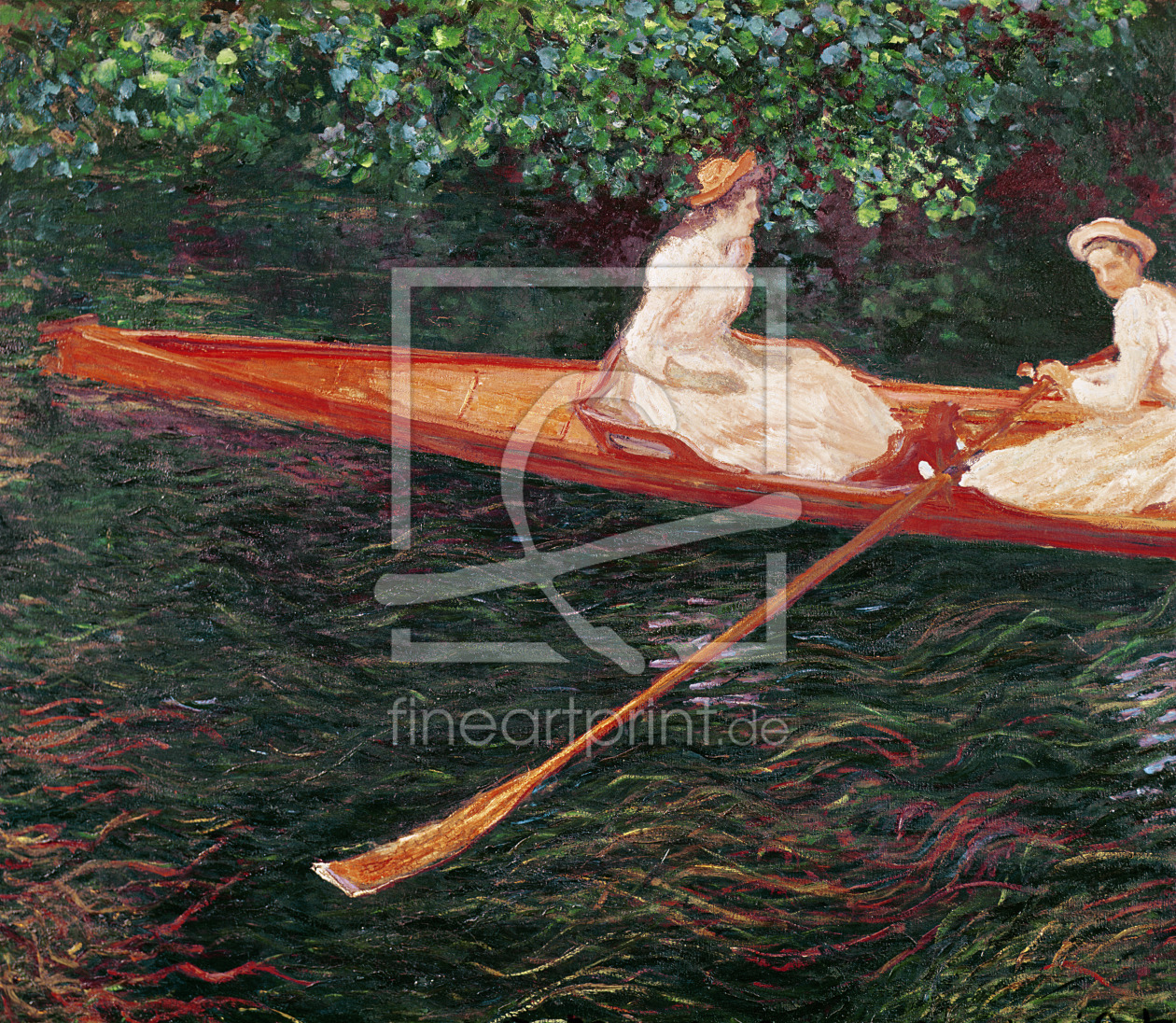 Bild-Nr.: 31000813 Boating on the river Epte, c.1889-1890 erstellt von Monet, Claude