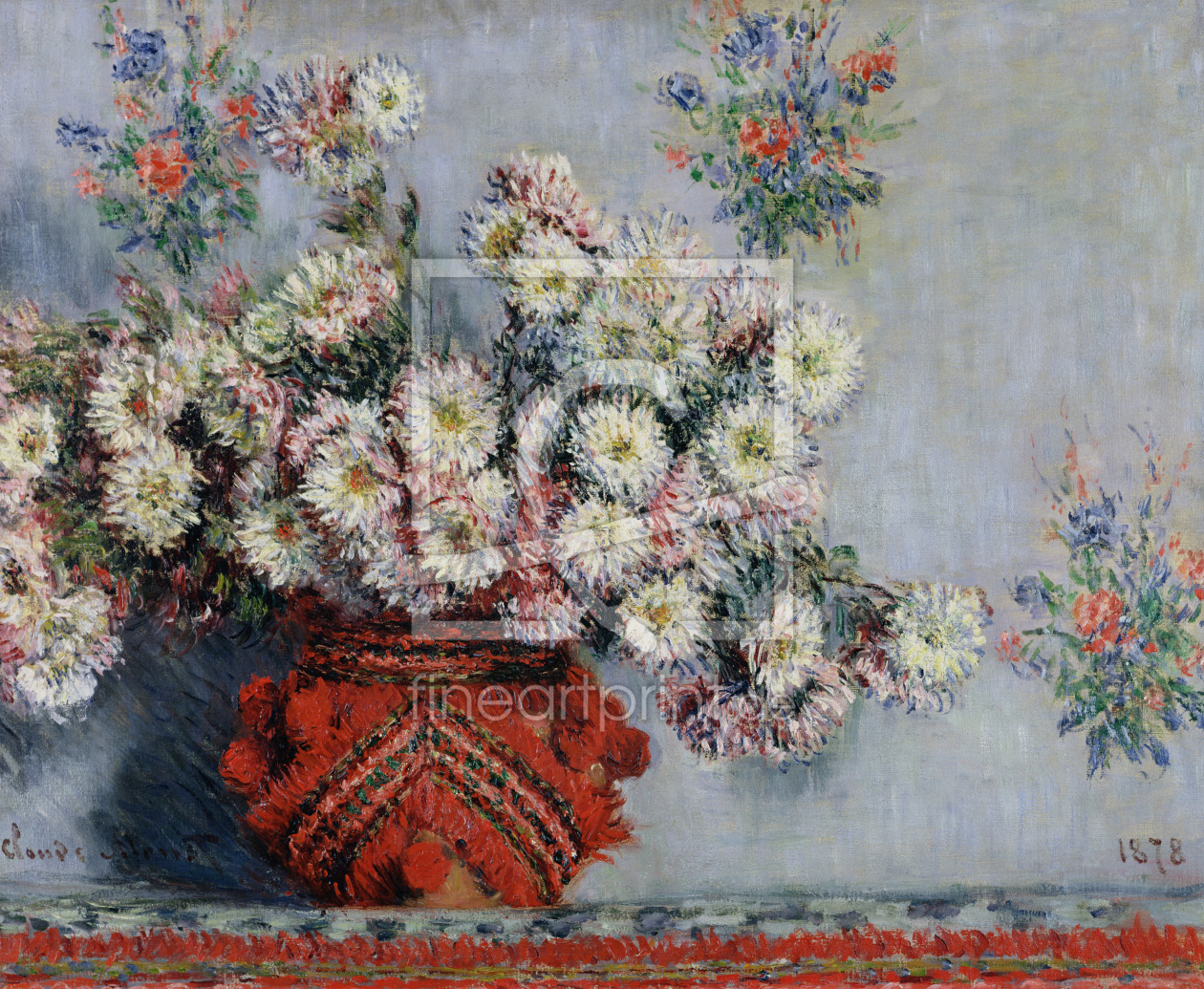 Bild-Nr.: 31000817 Chrysanthemums, 1878 erstellt von Monet, Claude