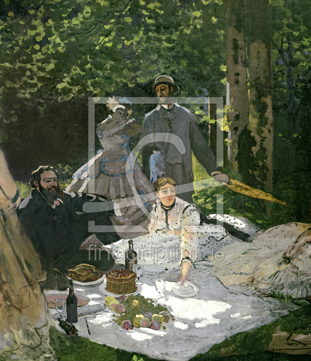 Bild-Nr.: 31000821 Dejeuner sur l'Herbe, Chailly, 1865 erstellt von Monet, Claude