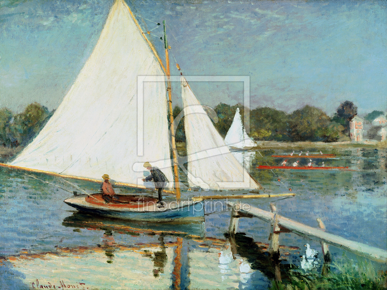Bild-Nr.: 31000832 Sailing at Argenteuil, c.1874 erstellt von Monet, Claude