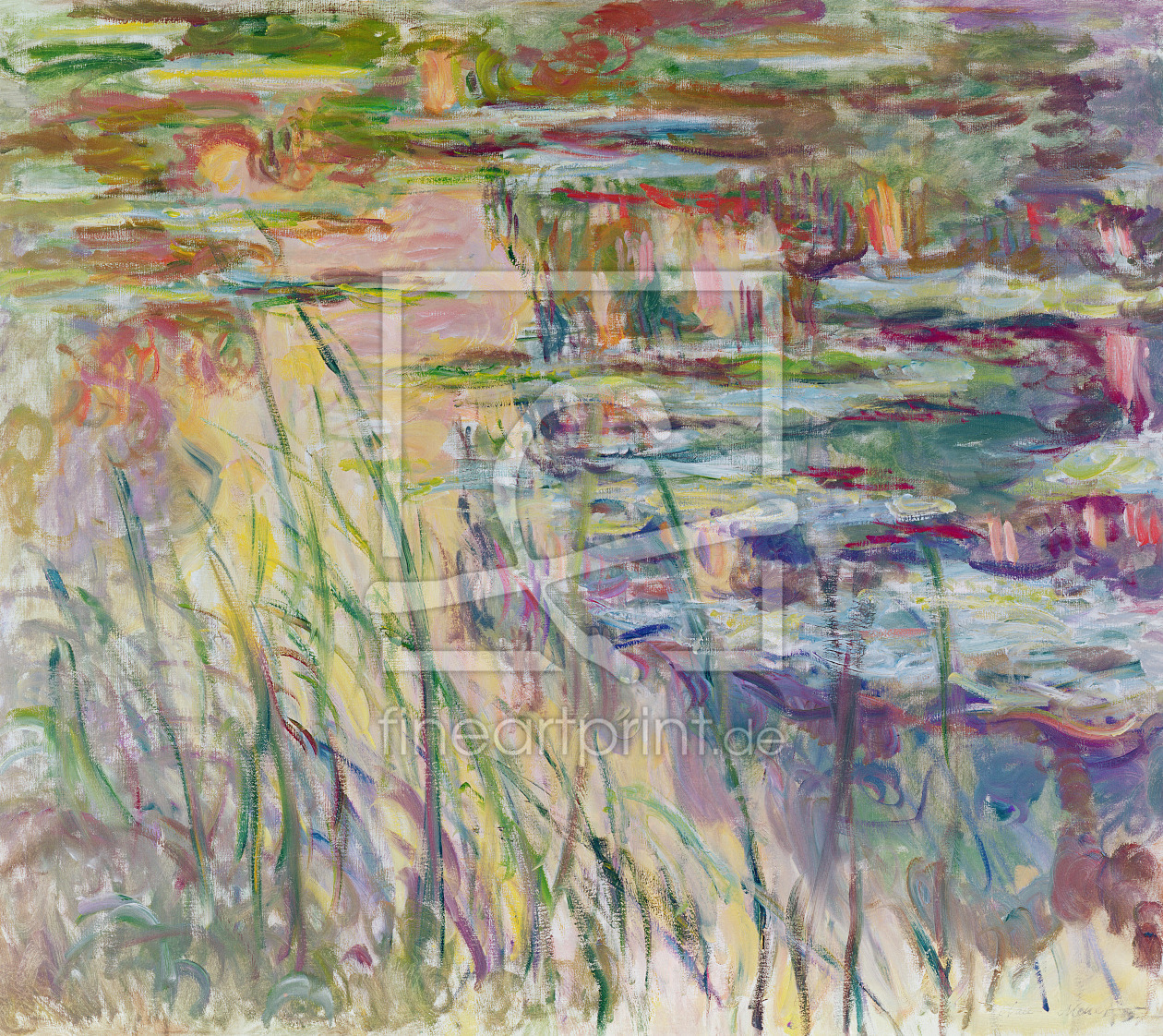 Bild-Nr.: 31000858 Reflections on the Water, 1917 erstellt von Monet, Claude