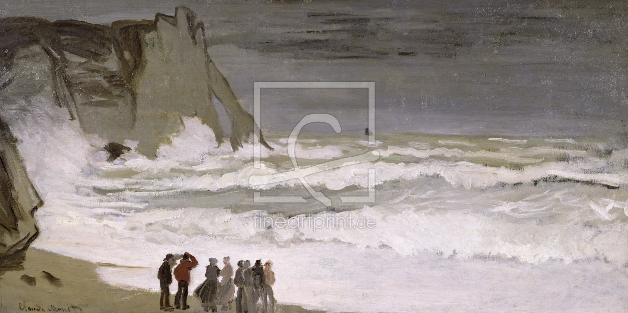 Bild-Nr.: 31000860 Rough Sea at Etretat, 1868-69 erstellt von Monet, Claude