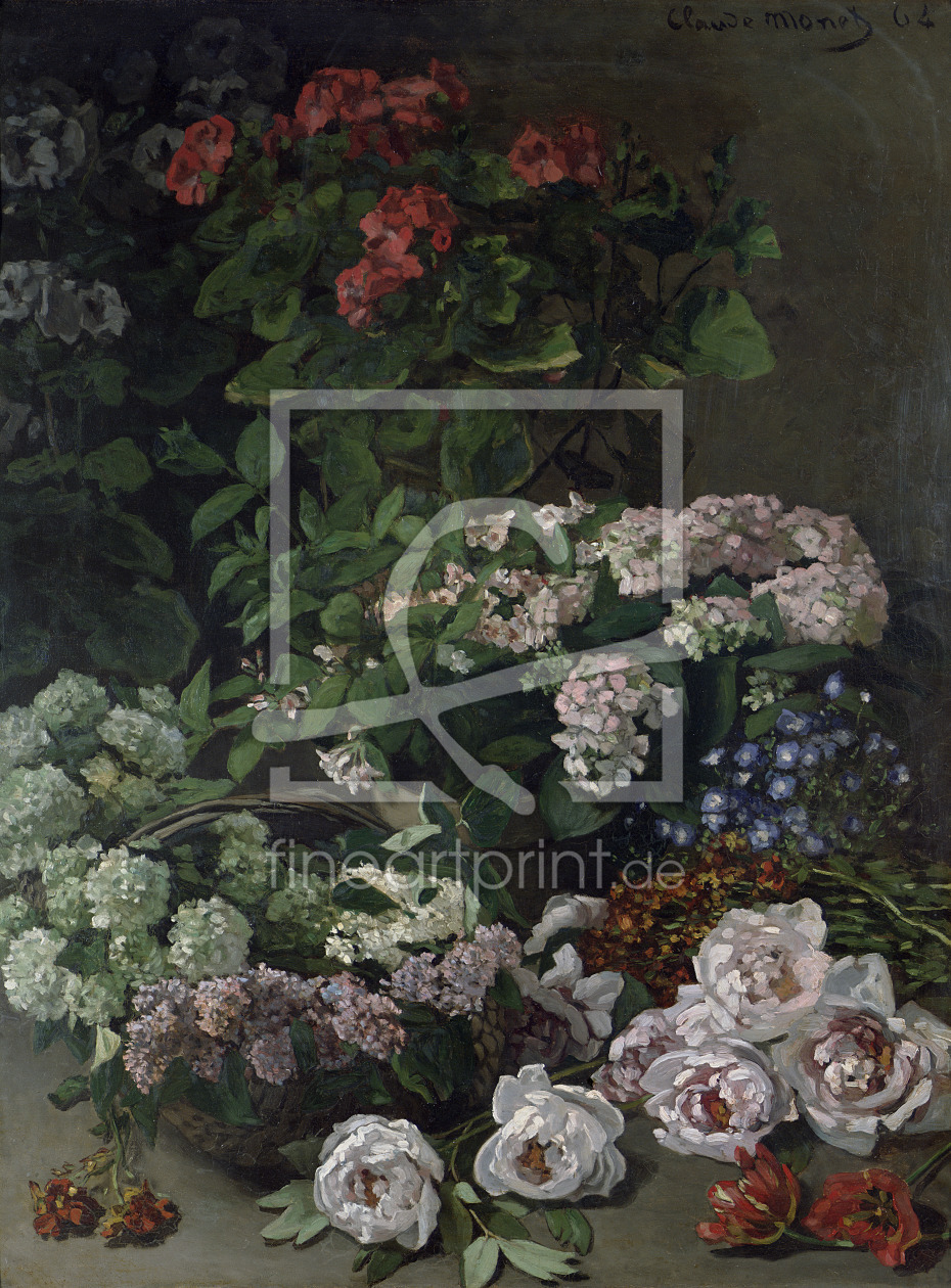 Bild-Nr.: 31000863 Spring Flowers, 1864 erstellt von Monet, Claude