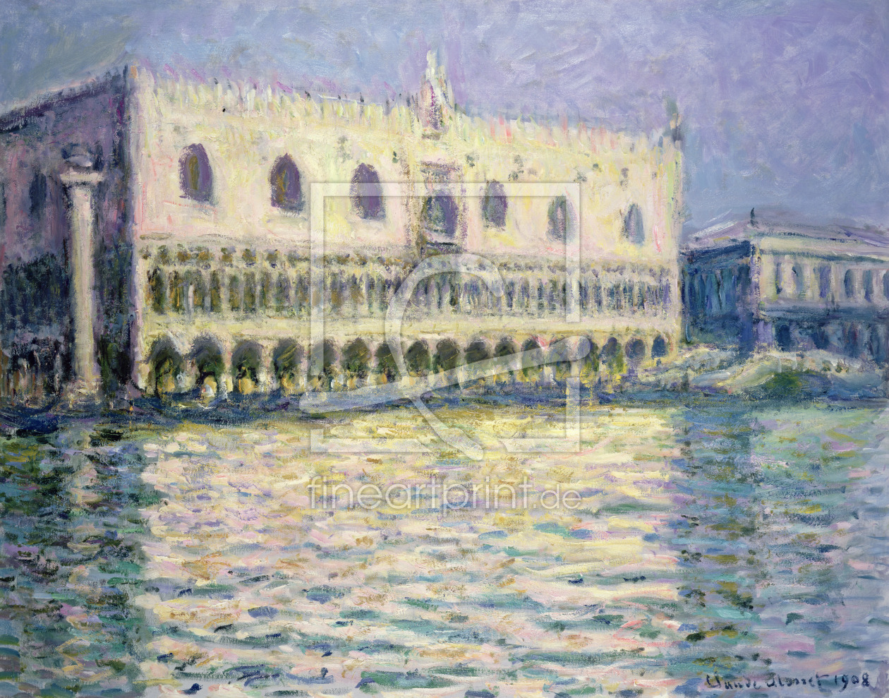 Bild-Nr.: 31000871 The Ducal Palace, Venice, 1908 erstellt von Monet, Claude