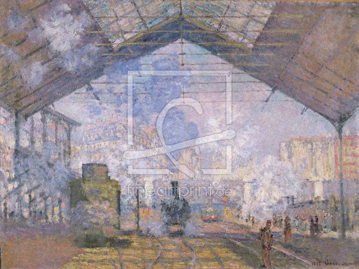 Bild-Nr.: 31000872 The Gare St. Lazare, 1877 erstellt von Monet, Claude