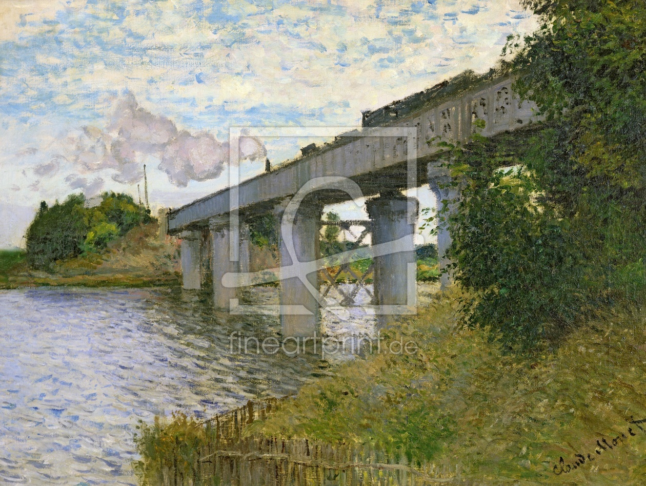 Bild-Nr.: 31000880 The Railway Bridge at Argenteuil, 1874 erstellt von Monet, Claude