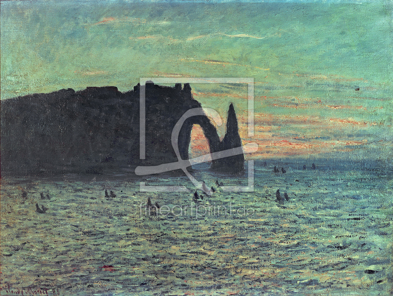 Bild-Nr.: 31000897 The Hollow Needle at Etretat, 1883 erstellt von Monet, Claude