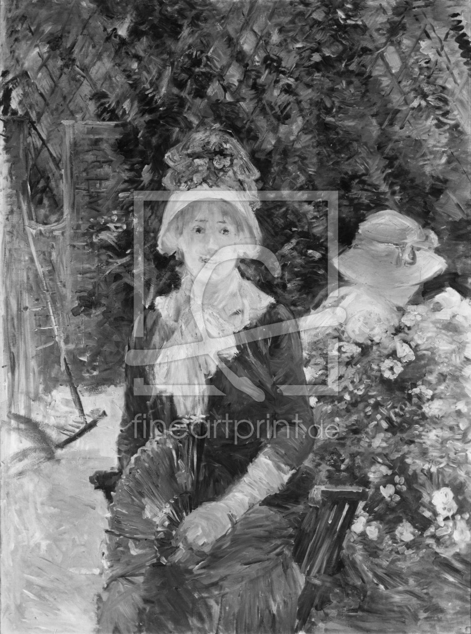 Bild-Nr.: 31000931 Young Woman in a Garden, 1883 erstellt von Morisot, Berthe