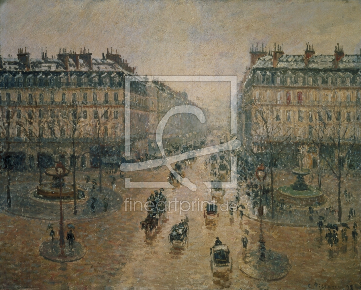 Bild-Nr.: 31000962 Avenue de L'Opera, Paris, 1898 erstellt von Pissarro, Camille