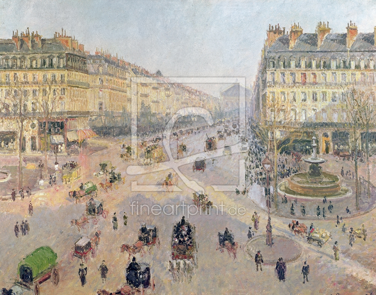 Bild-Nr.: 31000968 The Avenue de L'Opera, Paris, Sunlight, Winter Morning, c.1880 erstellt von Pissarro, Camille