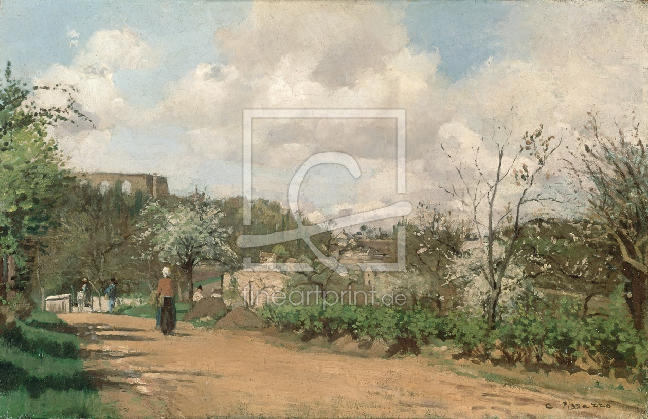 Bild-Nr.: 31000986 View from Louveciennes, 1869-70 erstellt von Pissarro, Camille