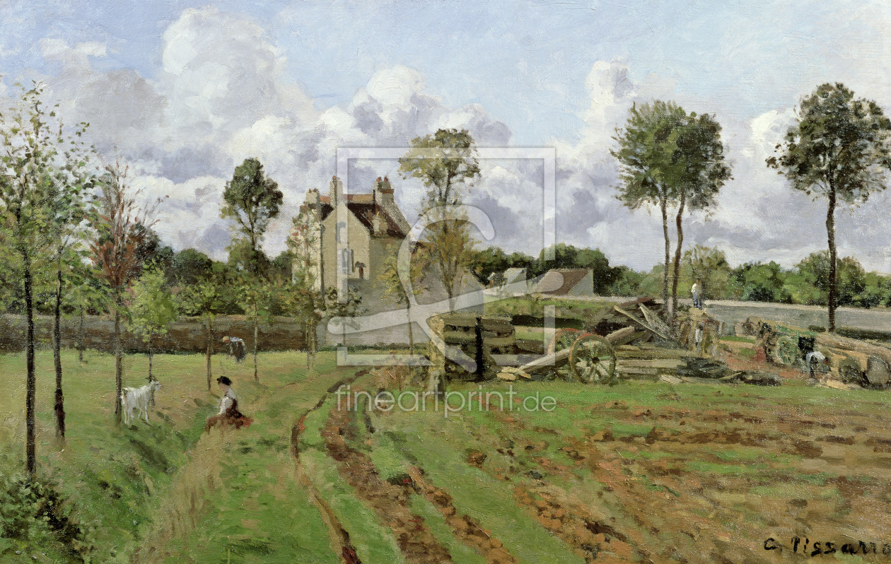 Bild-Nr.: 31000988 Landscape, Louveciennes, c.1872 erstellt von Pissarro, Camille