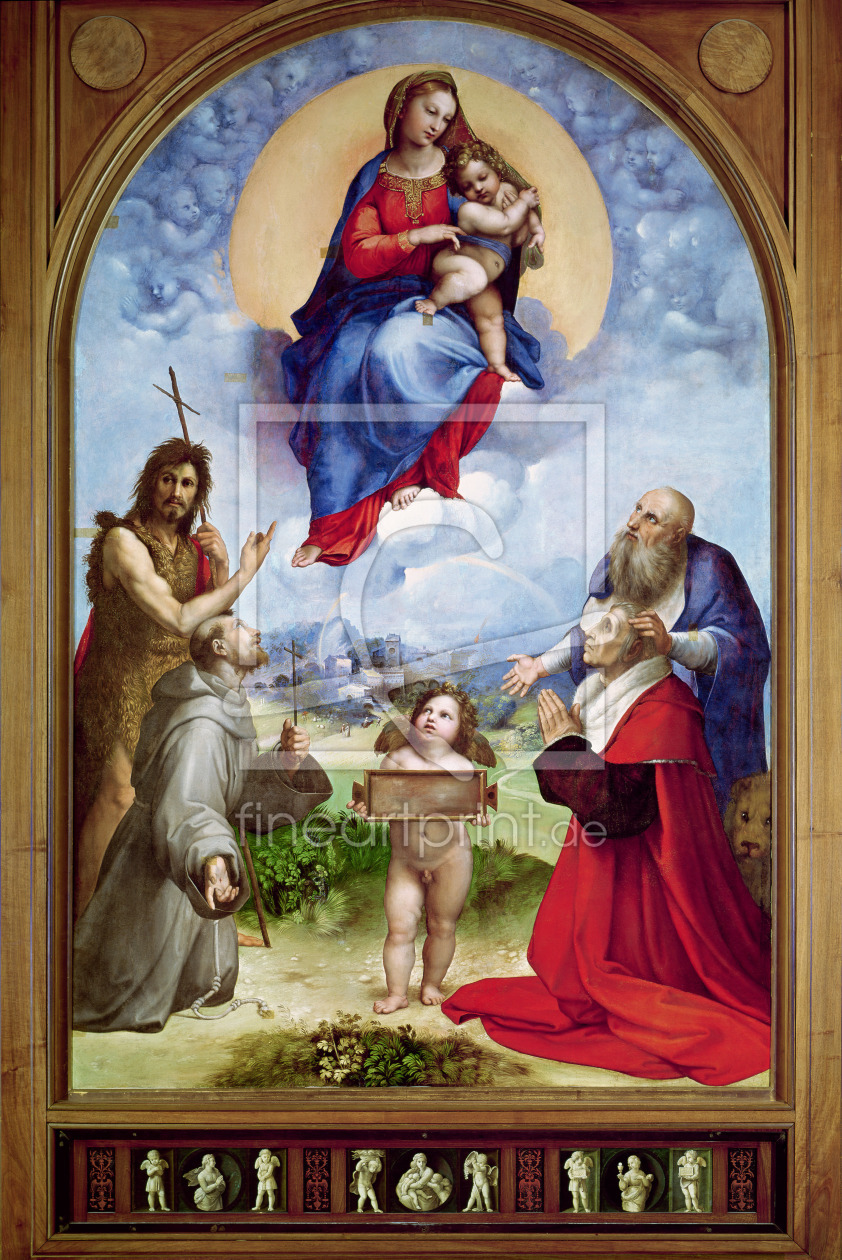 Bild-Nr.: 31000993 The Foligno Madonna, c.1511-12 erstellt von Raffaello Santi (Raffael)