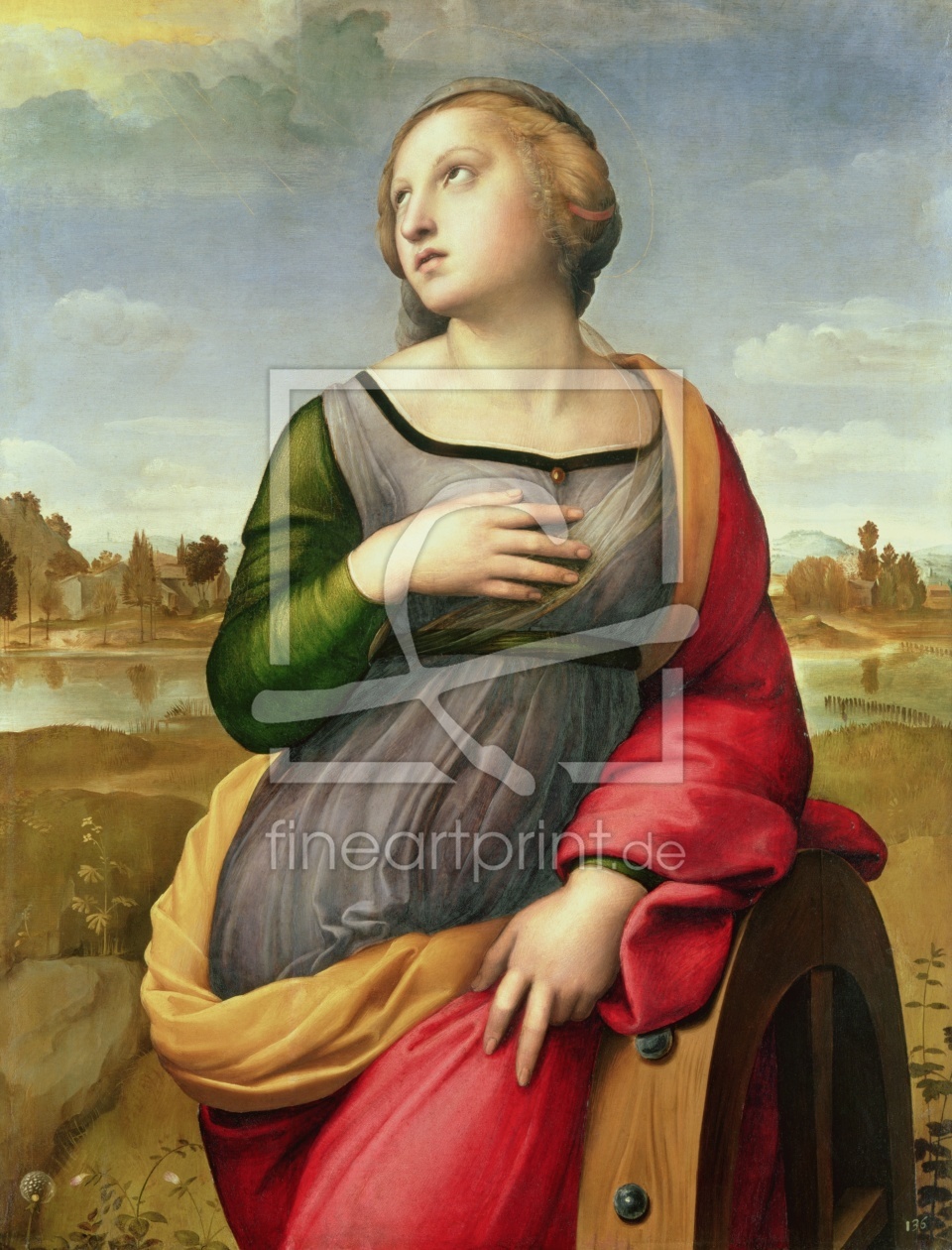 Bild-Nr.: 31000999 St. Catherine of Alexandria, 1507-8 erstellt von Raffaello Santi (Raffael)