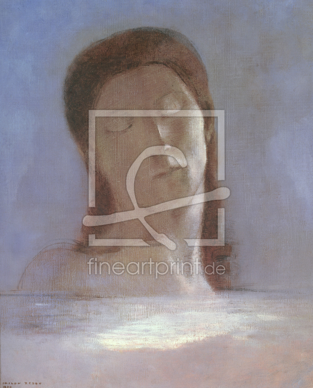 Bild-Nr.: 31001016 The Closed Eyes, 1890 erstellt von Redon, Odilon