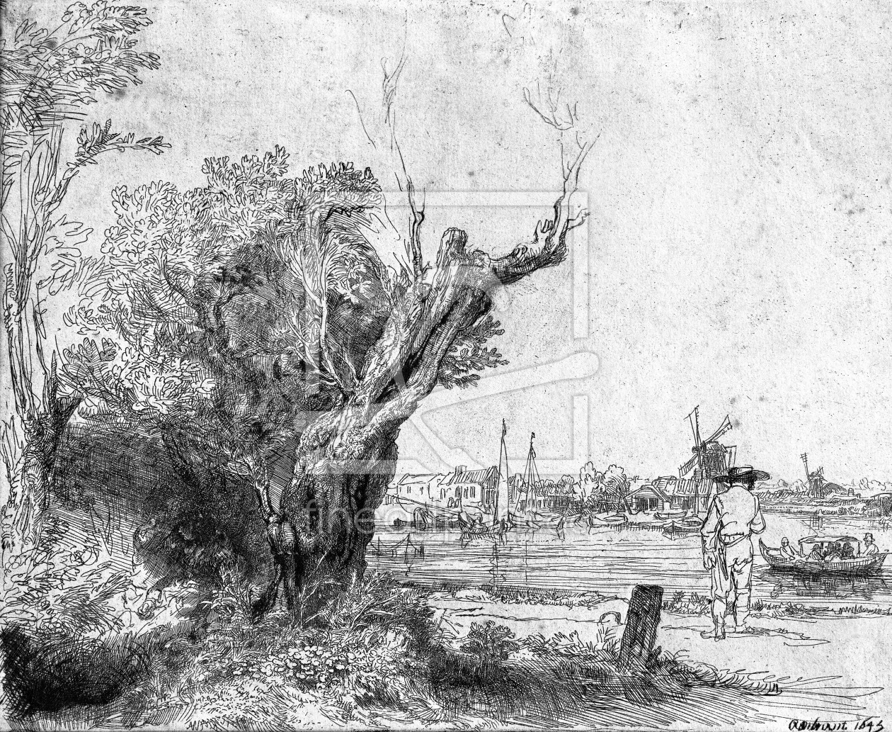 Bild-Nr.: 31001045 View of Omval, near Amsterdam, 1645 erstellt von Rembrandt Harmenszoon van Rijn