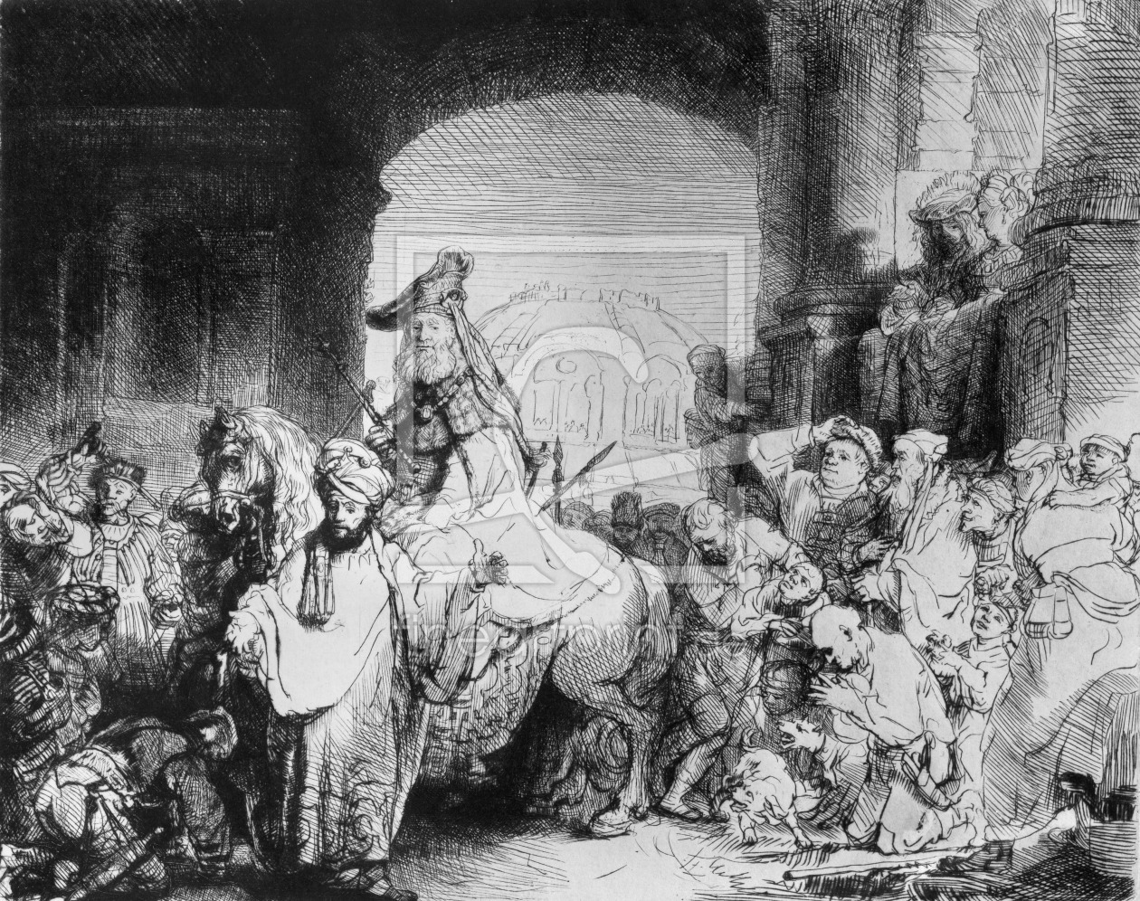 Bild-Nr.: 31001052 The Triumph of Mordecai, c.1640 erstellt von Rembrandt Harmenszoon van Rijn