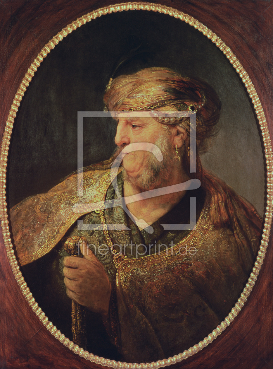 Bild-Nr.: 31001054 Portrait of a Man in Oriental Costume, 1633 erstellt von Rembrandt Harmenszoon van Rijn