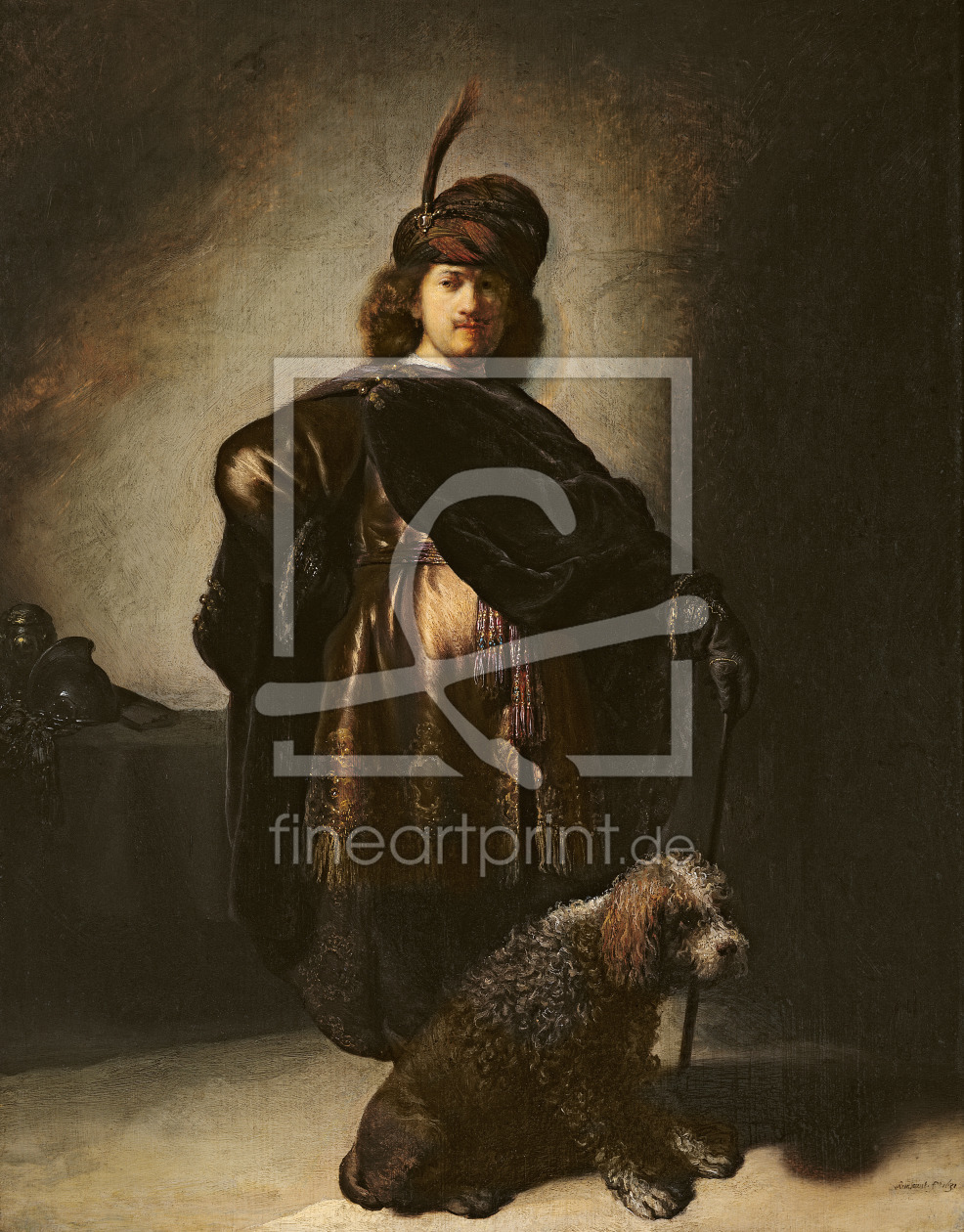 Bild-Nr.: 31001062 Self Portrait in Oriental Costume, 1631 erstellt von Rembrandt Harmenszoon van Rijn