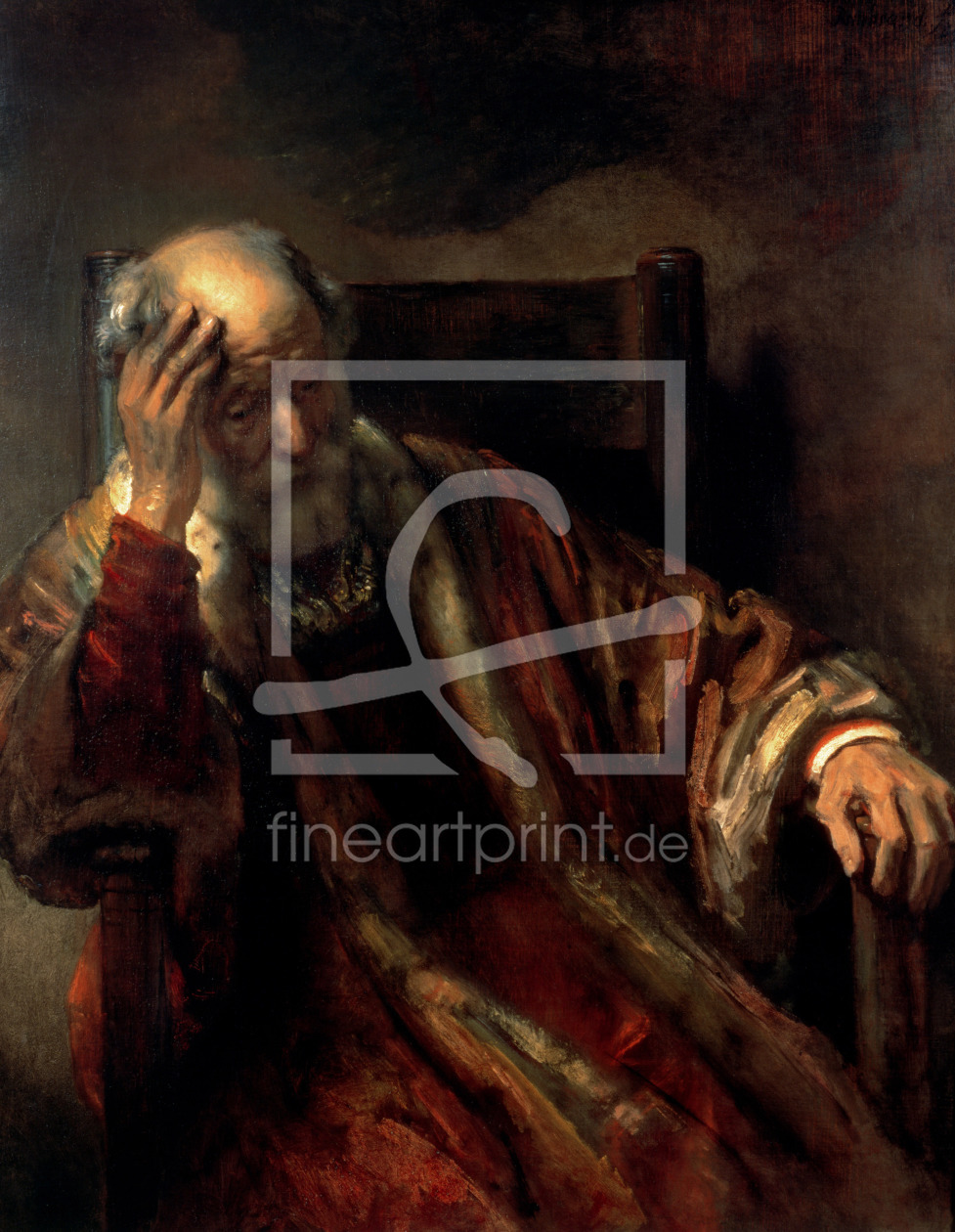Bild-Nr.: 31001064 An Old Man in an Armchair erstellt von Rembrandt Harmenszoon van Rijn