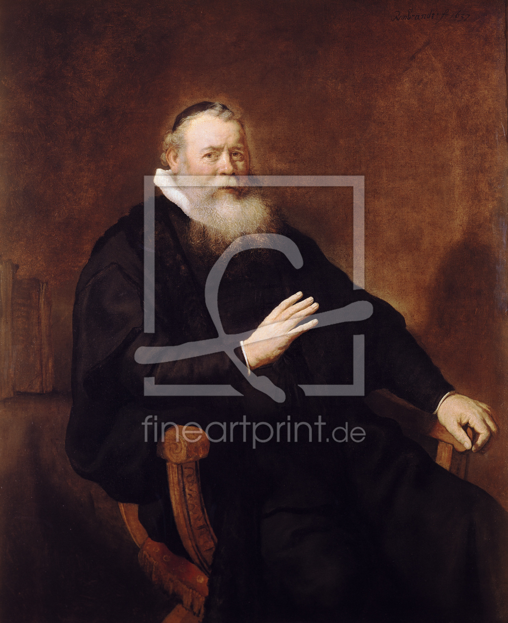 Bild-Nr.: 31001066 Portrait of Pastor Eleazer Swalmius, 1637-42 erstellt von Rembrandt Harmenszoon van Rijn