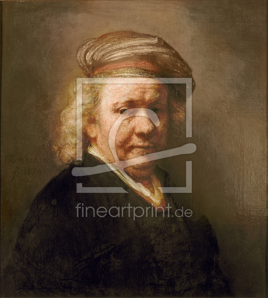 Bild-Nr.: 31001068 Self Portrait, 1669 erstellt von Rembrandt Harmenszoon van Rijn