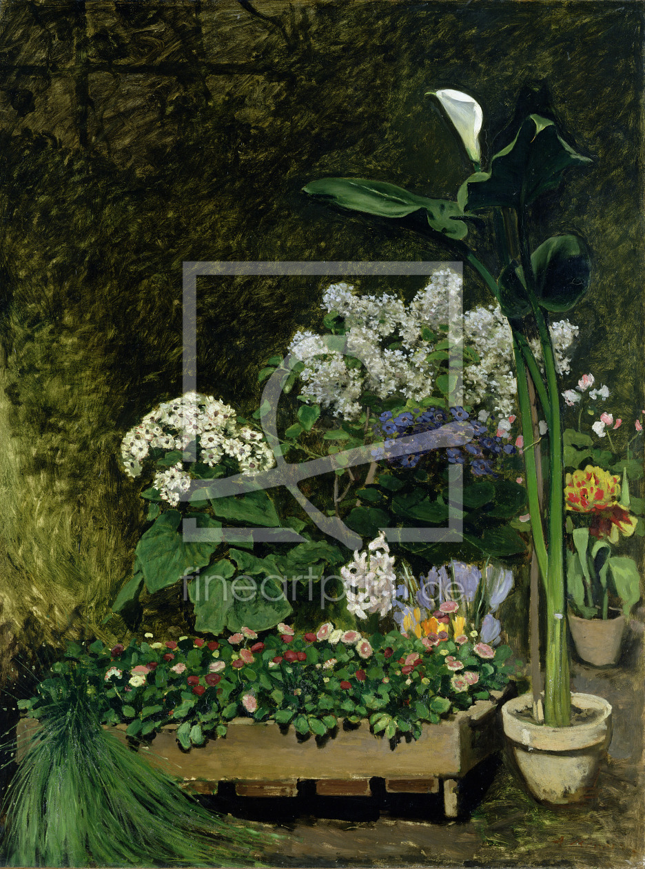 Bild-Nr.: 31001073 Flowers in a Greenhouse, 1864 erstellt von Renoir, Pierre-Auguste
